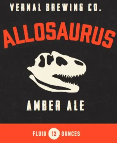 Vernal Brewing Company Allosaurus Amber Ale