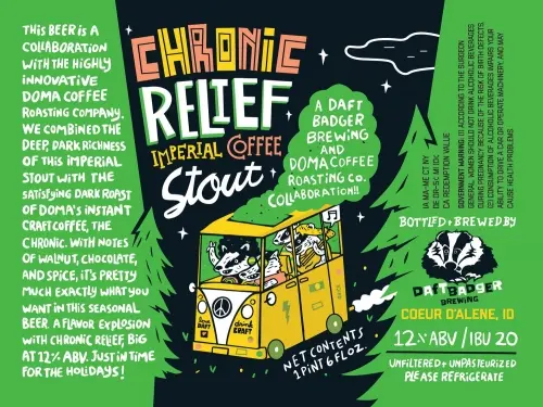 Daft Badger Brewing Chronic Relief