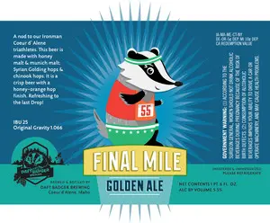 Daft Badger Brewing Final Mile