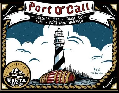 Uinta Brewing Company Crooked Line Port O' Call