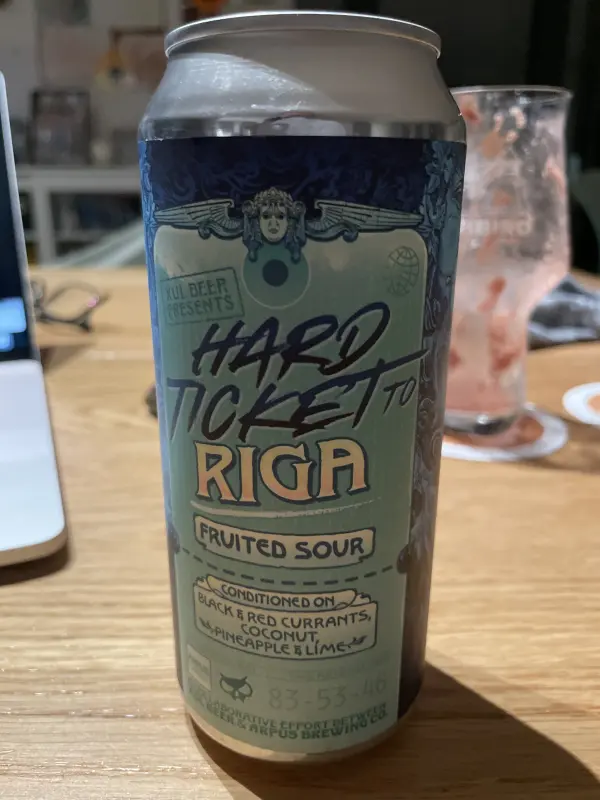 Xül Beer Company Hard Ticket to Riga