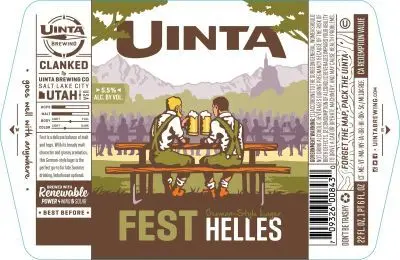 Uinta Brewing Company Fest Helles