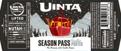 Uinta Brewing Company Season Pass Vanilla Porter