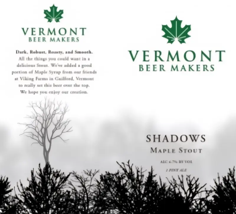 Vermont Beer Makers Shadows Maple Stout