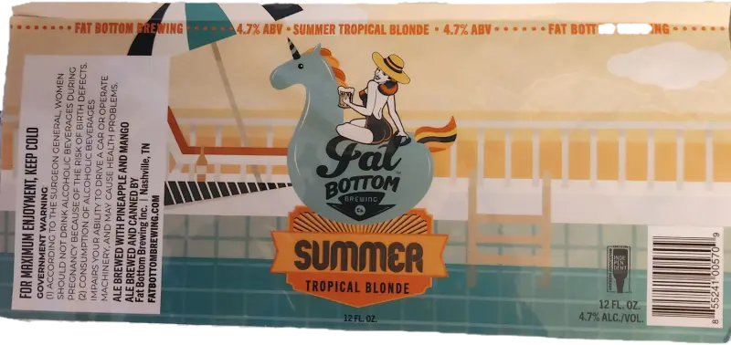 Fat Bottom Brewing Co. Summer - Tropical Ale