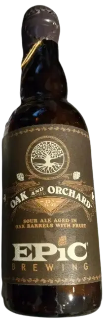 Epic Brewing Company Oak and Orchard: Dark Sour with Plum