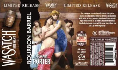 Wasatch Brewery Polygamy Porter - Bourbon Barrel