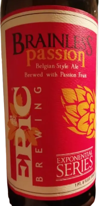 Epic Brewing Company Brainless on Passionfruit