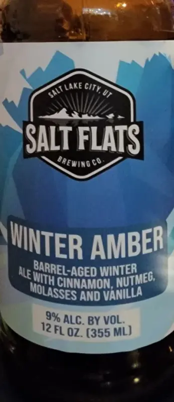 Salt Flats Brewing Winter Amber - Barrel Aged