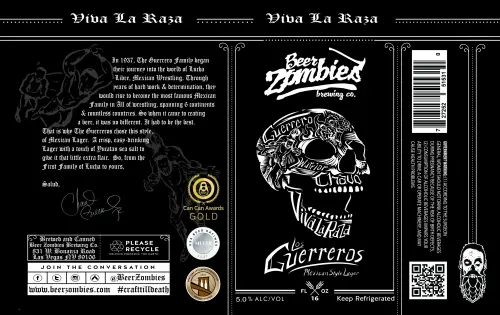 Beer Zombies Brewing Company Los Guerreros