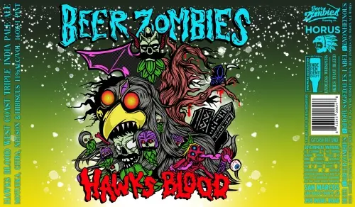 Beer Zombies Brewing Company Hawk's Blood