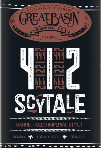 Great Basin Brewing Company 412 Scytale