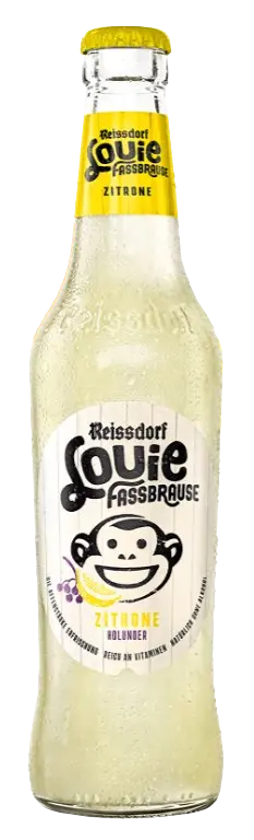 Privat-Brauerei Heinrich Reissdorf Louie Fassbrause Zitrone Holunder