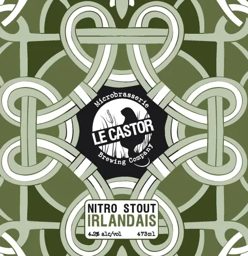 Microbrasserie Le Castor Brewing Co. Nitro Stout Irlandais