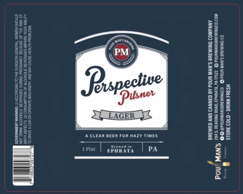 Pour Man's Brewing Company Perspective Pilsner