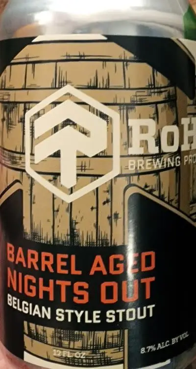 RoHa Brewing Project Nights Out - Barrel Aged