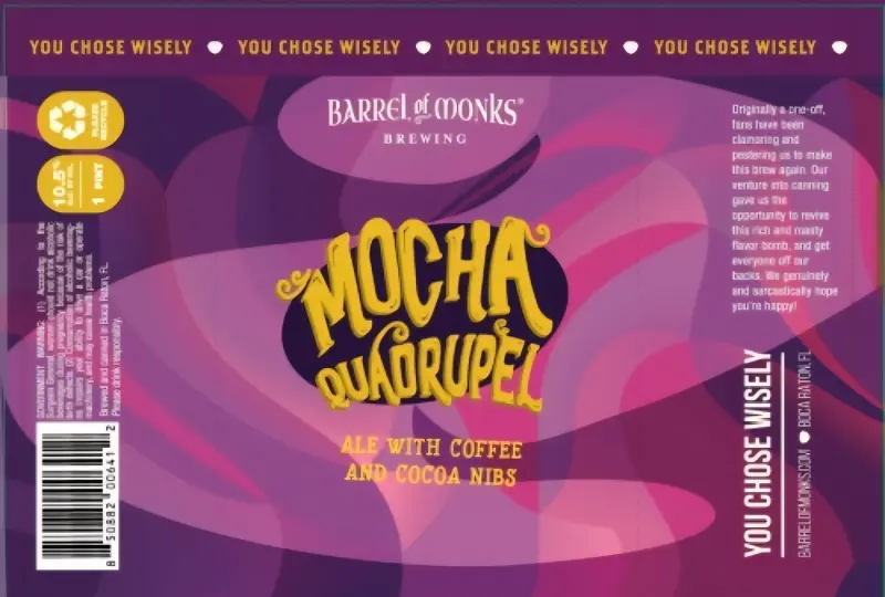 Barrel of Monks Brewing Mocha Quadrupel
