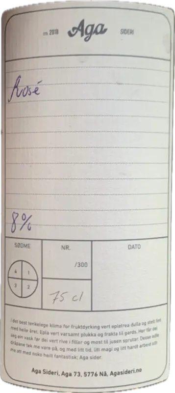 Aga Sideri Rosé