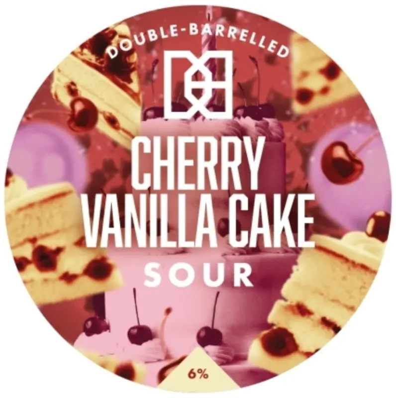 Double-Barrelled Brewery Cherry Vanilla Cake