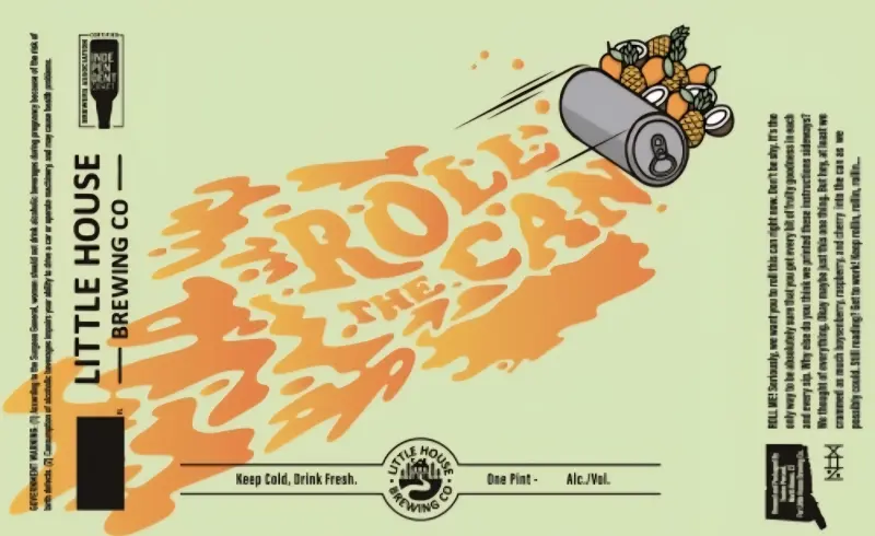 Little House Brewing Company Roll the Can: Pineapple