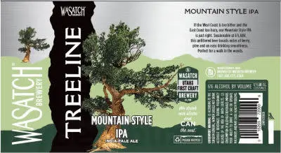 Wasatch Brewery Treeline Mountain Style IPA