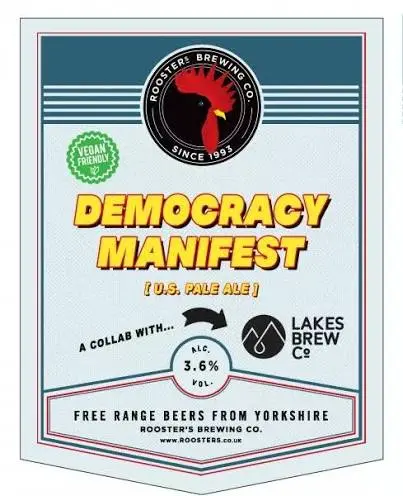 Roosters Brewing Democracy Manifest