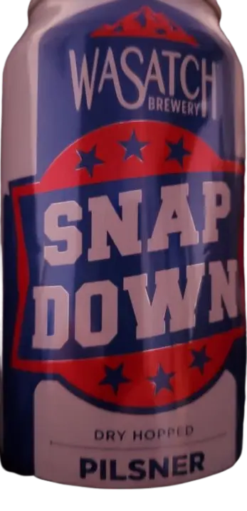 Wasatch Brewery Snap Down Pilsner