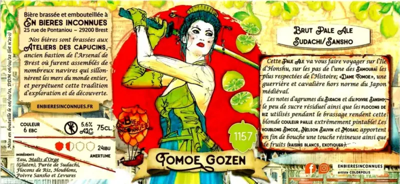 En Bières Inconnues Tomoe Gozen 1157
