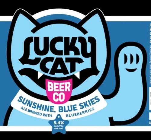 Lucky Cat Beer Sunshine, Blue Skies