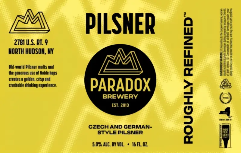 Paradox Brewery Pilsner