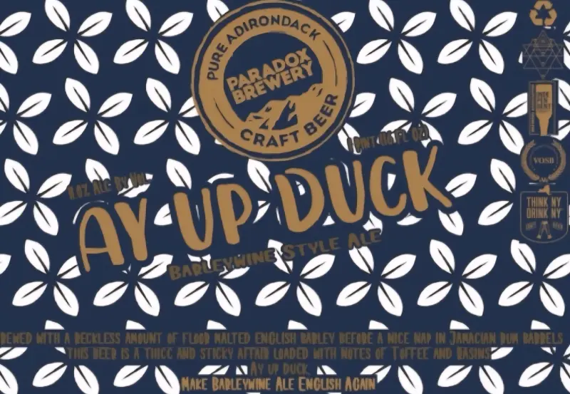 Paradox Brewery Ay Up Duck