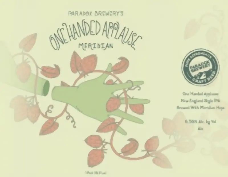 Paradox Brewery One Handed Applause - Meridian