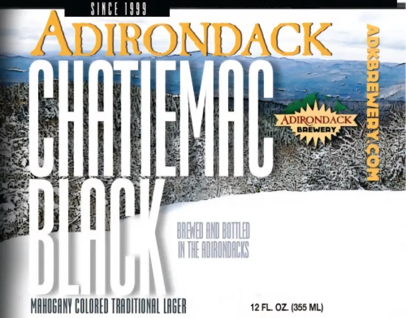 Adirondack Pub and Brewery Chatiemac Black Lager