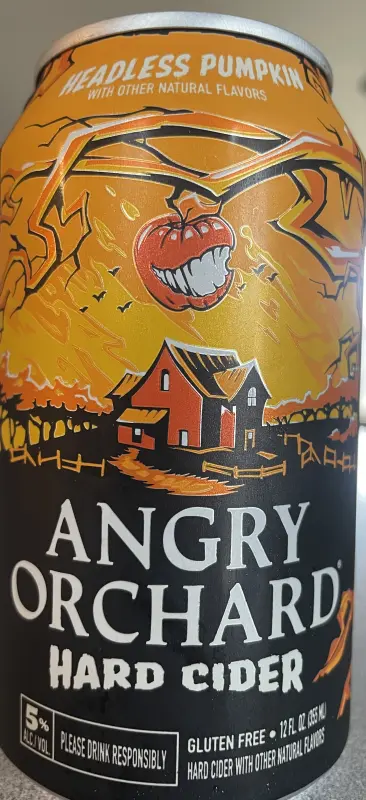 Angry Orchard Headless Pumpkin