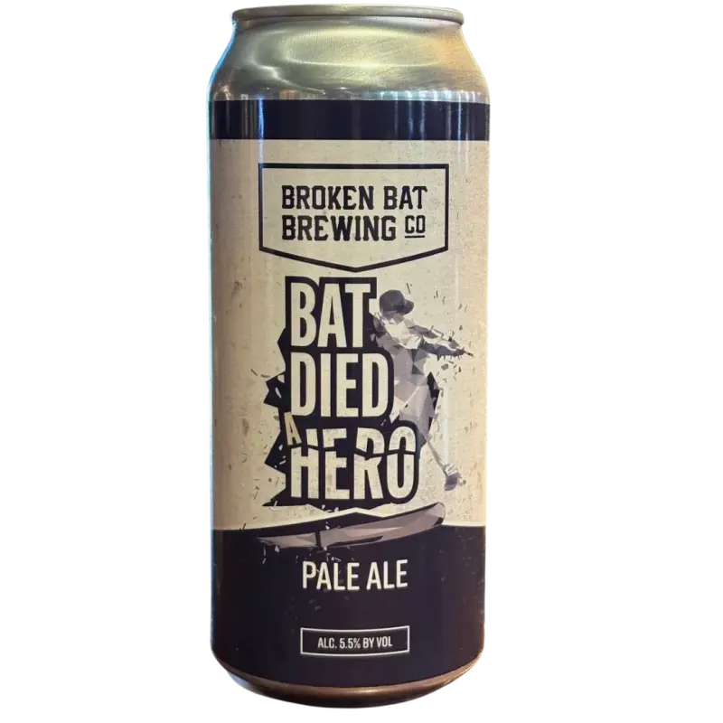 Broken Bat Brewing Company Bat Died A Hero
