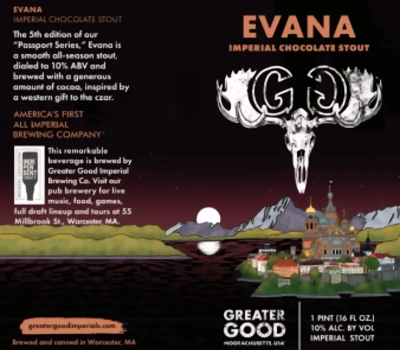 Greater Good Imperial Brewing Company Evana