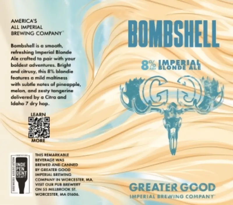Greater Good Imperial Brewing Company Bombshell