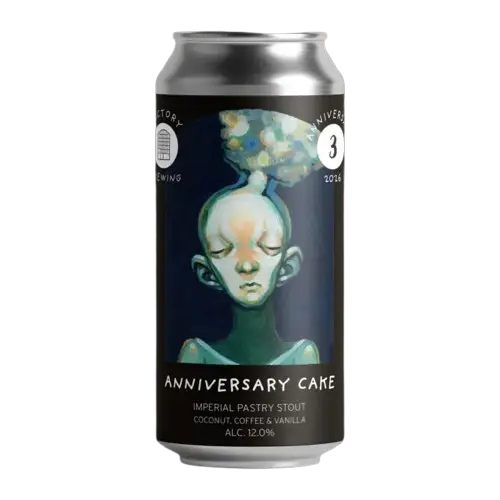 Factory Brewing Anniversary Cake