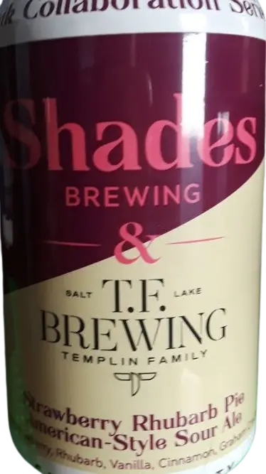 Shades Brewing Company Strawberry Rhubarb Pie