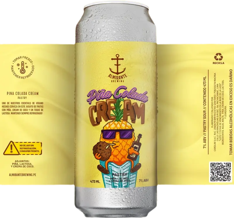 Almirante Brewing Piña Colada Cream