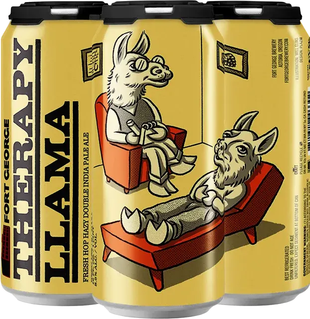 Fort George Brewery Therapy Llama