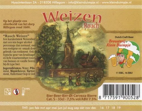 Brouwerij Klein Duimpje Weizen Rauch