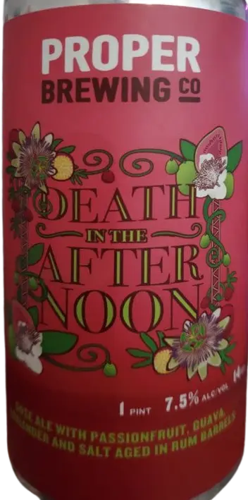 Proper Brewing Company Death in the Afternoon