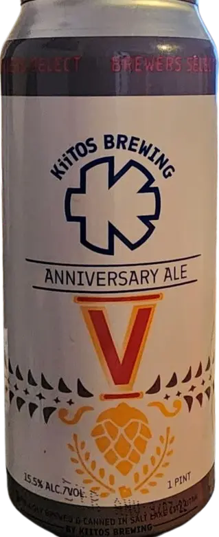 Kiitos Brewing 5th (V) Anniversary Ale