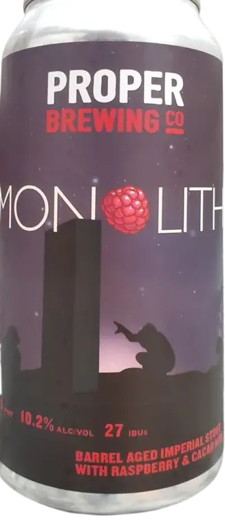 Proper Brewing Company Monolith - Raspberry & Cacao Nibs