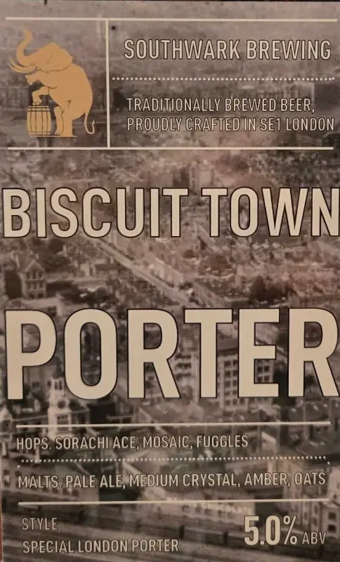 Southwark Brewing Company Biscuit Town Porter