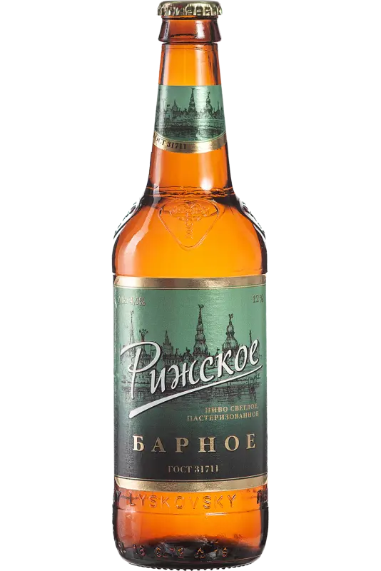 Lyskovsky Pivovarenny Zavod (Лысковский Пивоваренный Завод) Rizhskoye Barnoye (Рижское Барное)