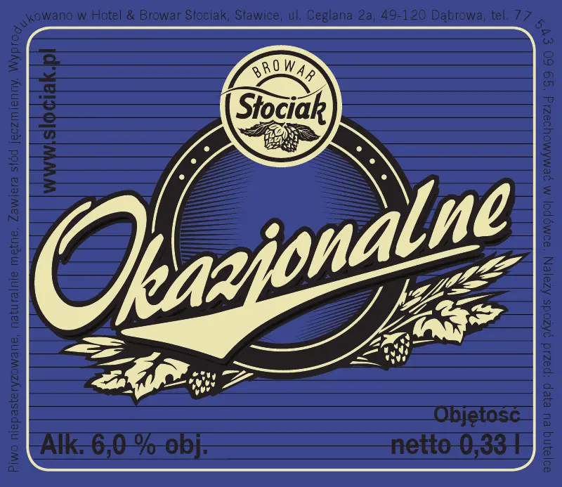 Hotel & Browar Slociak Slociak Okazjonalne