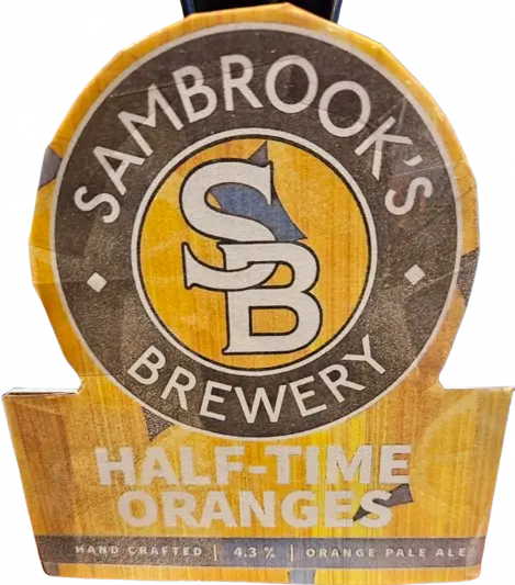 Sambrooks Brewery Half-Time Oranges