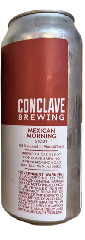 Conclave Brewing Mexican Morning Coffee Stout